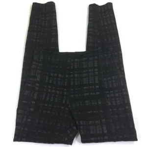 LYSSE Pantaloni Donna Natalie Charcoal Check Ponte Leggings Forma-Indossa Grigio/Nero-S - Foto 1 di 8
