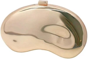 Cute Women Acrylic Shell Shape Clutch Bag Metal Chain Shoulder Bag for Evening - Picture 1 of 17