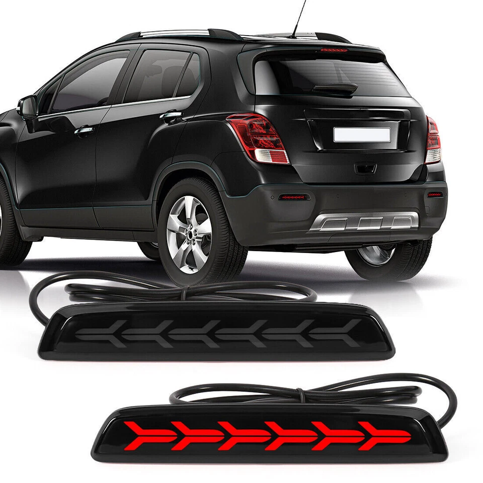 Reflector de parachoques LED para Chevrolet Trax 2013-2016 luz antiniebla trasera intermitente Foto 1 de 4