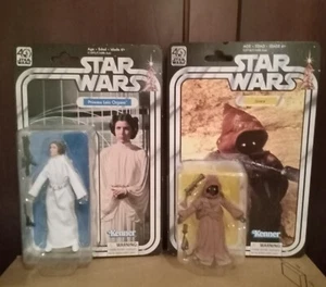 Star Wars Black Series 40th Anniversary Jawa + Princess Leia 6 Zoll Neu - Bild 1 von 7