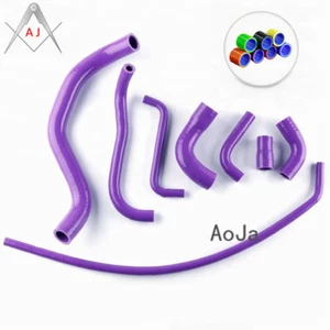 For Yamaha YZF-R1 YFZ R1 1998 1999 2000 2001 Silicone Radiator Hoses Kit Purple - Bild 1 von 8