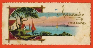 Carte postale mignonnette-Heureuse Année(1939)-Paysage-Vue.E.51 - Imagen 1 de 2
