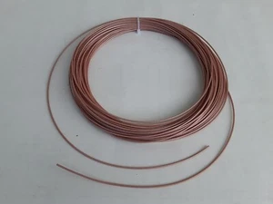 Câble coaxial RG178 téflon plaqué argent MIL-C-17 M17/93 RG-178 100 FT - Photo 1/1