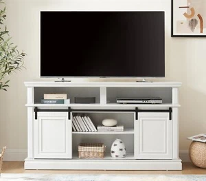 TV Cabinet Media Console Table with Sliding Door Storage for 60-69 inches TV - Picture 1 of 14