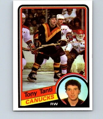 1984-85 TOPPS HOCKEY #141 TONY TANTI             NRMT/MT  HK - Image 1 of 2