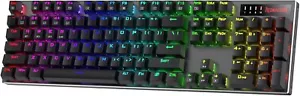 Redragon K556 PRO Upgraded Wireless RGB Gaming Keyboard, PRO, Red Switch - Picture 1 of 9