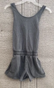 More Than Magic Girls Romper Jumper Size L (10/12) Grey With Pockets - Picture 1 of 7