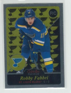 15/16 OPC Platinum St. Louis Blues Robby Fabbri Retro RC card #R95 - Picture 1 of 2