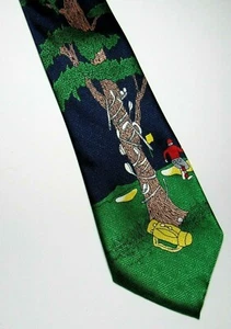 Headed to the 19th Hole Golfer Necktie - Picture 1 of 5
