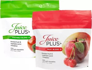 NEW JuicePlus+ 480 Blended Fruit & Veggie Gummies (4 Pouches) Best by 08/25 - Picture 1 of 11