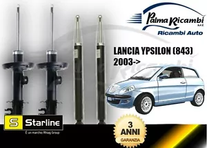 STARLINE LANCIA YPSILON (843) 2003-> NEW 3 YEAR WARRANTY 4 SHOCK ABSORBERS KIT  - Picture 1 of 1