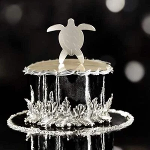 Etched Turtle Cake Toppers - Picture 1 of 12