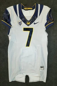 Davis Webb Cal Golden Bears Game Issued Jersey (Grey) - Picture 1 of 5