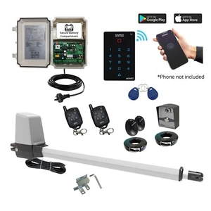 Single Swing Gate Opener Kit with WiFi Keypad, Access Control via Mobile APP - Picture 1 of 9