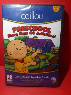 Caillou: Preschool More Than 60 Activities!  [PC CD-ROM Software] PBS NEW SEALED - Image 1 of 2
