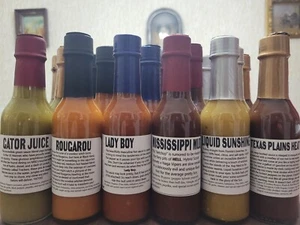 Black Hand Pepper Company 6 pack aged hot sauces small-batch USMC AAV YATYAS - Picture 1 of 7