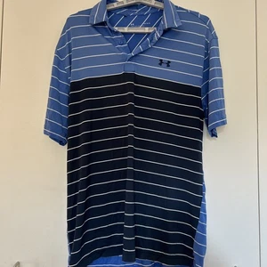 Under Armour Men’s Polo Size Large Loose Fit - Picture 1 of 8