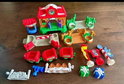 Fisher Price Little People Christmas Train Village 2005 Incomplete - Image 1 of 4