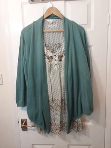 Pretty Two Piece Set In Jade Green By Rocha John Rocha. Size 20 - Picture 1 of 6