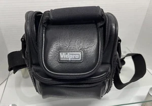 VIDPRO Black Camera Bag Case with Shoulder Strap/ Pockets for Organizing - Picture 1 of 7