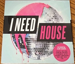 VARIOUS ARTISTS "I NEED HOUSE" BRAND NEW ORIGINAL 2017 UK 3CD ALBUM IMPORT - Imagen 1 de 2