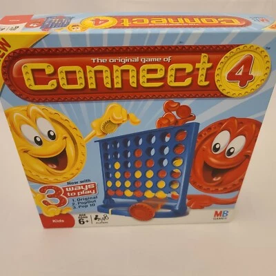 Connect 4 Game~3 Ways To Play Milton Bradley/Hasbro~100% Complete. - Image 1 of 4