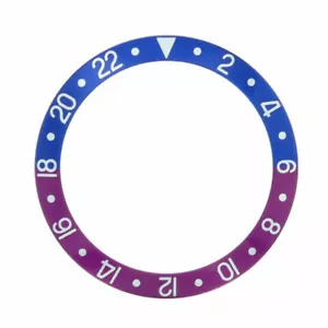 BEZEL INSERT FOR VINTAGE ROLEX GMT I 1675 16750 FUCHSIA BLUE AND RED/PINKISH - Picture 1 of 4