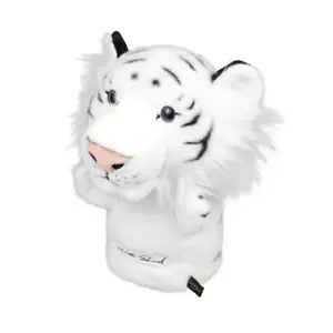 White Tiger Large Golf Club Driver Headcover 460cc Head - Picture 1 of 3