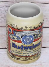 Budweiser Collector Series Anheuser Busch 1989 Ceramic Beer Stein Brazil