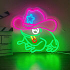 Panneaux néon DEL lumières murales chat/grenouille drôle bar à néon pub lampe de jeu décoration de fête États-Unis