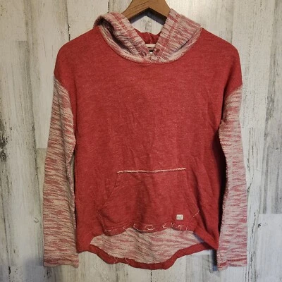 Moletom com capuz Billabong feminino manga urze vermelha tamanho pequeno - Imagem 1 de 4