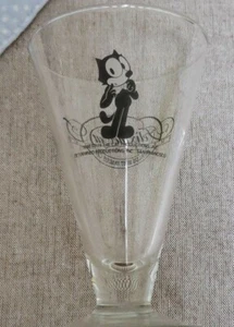 ¡NUEVO! ¡Vintage! Vaso de vidrio pequeño Felix The Cat 1988 Japón envío gratuito - Imagen 1 de 4