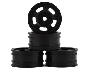 JConcepts Axial SCX24 Glide 1.0" 1/24 Crawler Wheels (Black) (4) [JCO3431B] - Picture 1 of 3