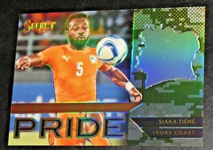 2015-16 Select National Pride Siaka Tiene CAMO # /249 Prizm Ivory Coast