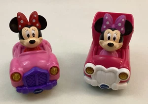 Vtech Disney Go Go Smart Wheels Minnie Mouse Ice Cream Truck & Pink Convertible - Picture 1 of 12