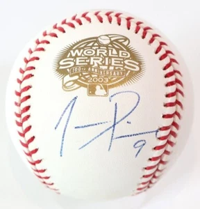 Juan Pierre Autographed Official 2003 World Series Baseball JSA COA - Picture 1 of 3