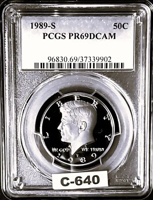 1989-S PR69 DCAM Kennedy Half Dollar - Image 1 of 2