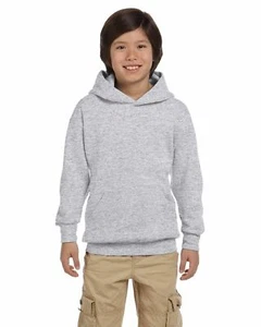 Hanes ComfortBlend¨ EcoSmart¨ Youth Hooded Sweatshirt, L - Picture 1 of 4