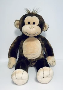 Costruisci un orso scimmia scimpanzé scimpanzé marrone peluche morbido peluche BABW - EUC - Foto 1 di 13