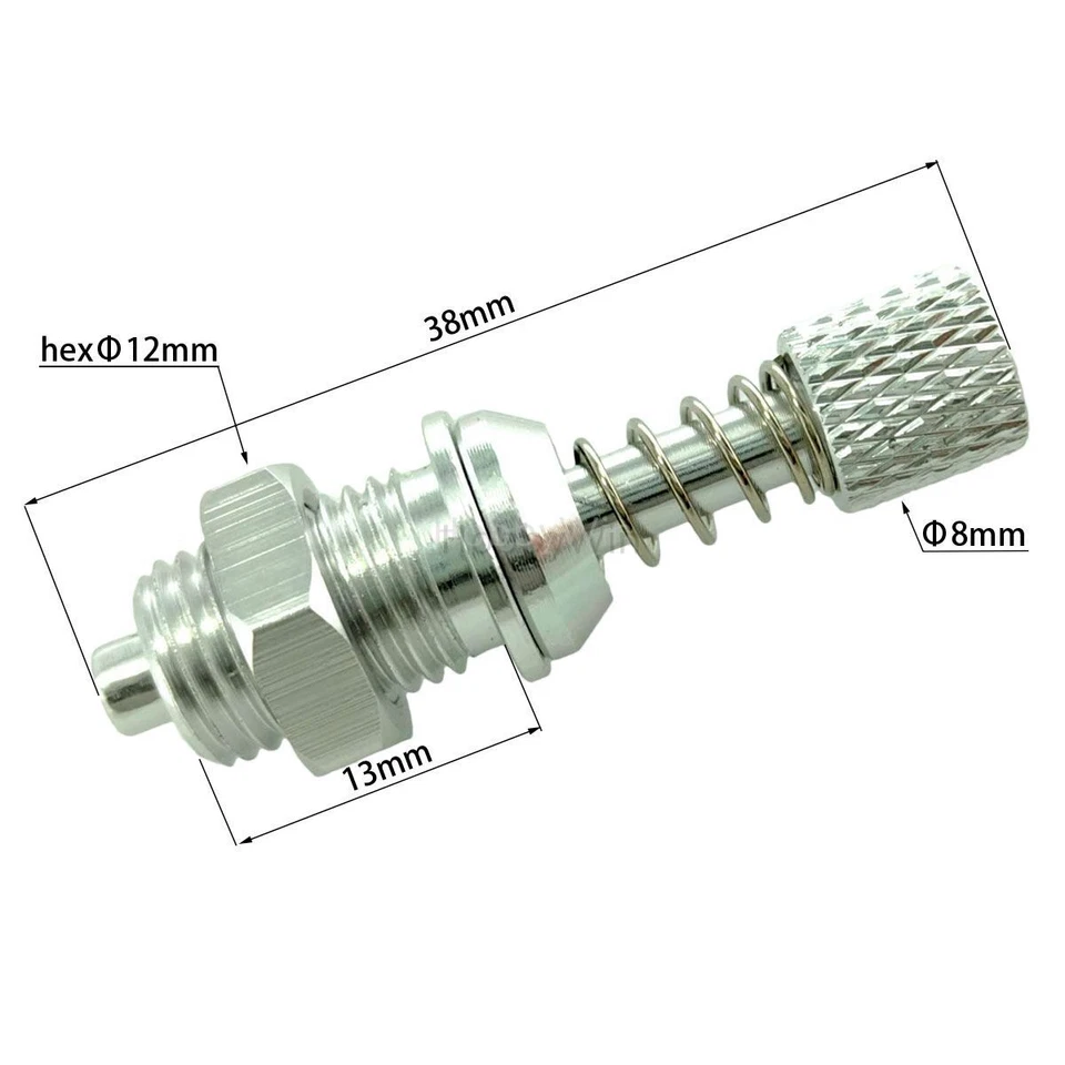 Silver Aluminum Medium Revolving Canopy Mounting Lock RC Racing Speedboat part - Image 1 of 4