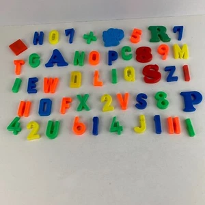 Colorful Letters And More Magnets Crafting Teaching Artwork Lot Teachers - Picture 1 of 6