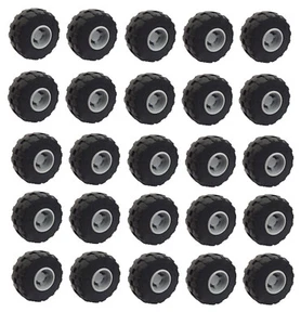 ☀️NEW Lego 24 X 12 Balloon Tread Tire, Wheel Bulk Lot 50 Pieces Total - Picture 1 of 4