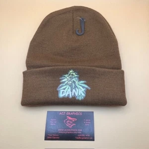 Dank Life Novelty Roll Up Weed Ganja Stoner Beanie Mütze - Bild 1 von 4