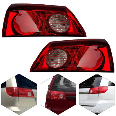 Luz traseira interna para Toyota Sienna esquerda e direita conjuntos de lâmpadas traseiras de freio 2006-2010 - Imagem 1 de 4