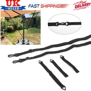 5Pcs Garden Patio Umbrella Fixing Strap Parasol Beach Wind Stabilizer Fix Straps - Picture 1 of 11