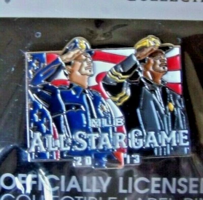 2013 MLB AS All-Star Game pin Military Salute MLB NY New York Mets - Image 1 of 4