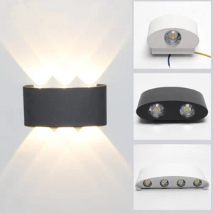 LED Wall Light 2W 4W 6W 8W Dual Head Sconce Lamp Light Fixture Outdoor Light LTW - Picture 1 of 12