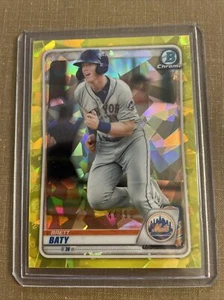 2020 Bowman Draft Sapphire BRETT BATY Yellow Parallel /99 - Picture 1 of 2