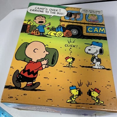 Rompecabezas de 63 piezas Golden Peanuts 1971 vintage *COMPLETO EN CAJA* Camp Snoopy Foto 1 de 4
