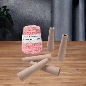 6 Pieces Winder Paper Tubes Paper Spool Manual DIY Reliable Craft Supplies Wool - Picture 1 of 7